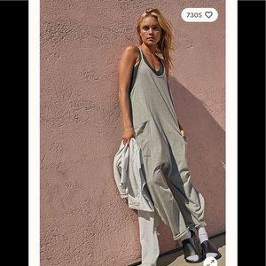 NWT Free people “Hot Shot Onesie” in Popsicle Pink